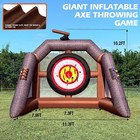 Ozis Inflatable Axe Throwing Game    inflatable Ball Toss Target Dart Board