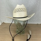 Vintage Stetson Handwoven Formosan Cowboy Hat Horsehair Tassels 7 1 8 New Nos