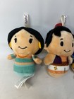 Disney Lot  Aladdin Jasmine   Beast Hallmark Itty Bittys Clippys Stuffed Plush