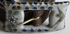 Beautiful Vintage Ken Edwards Tonala Pottery Signed Belt Buckle   1  Suede Belt