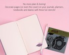 Mixed Media Butterfly Stencil Art Deco Wall Template For Layering Painting