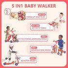 Qdragon 5 In 1 Walker For Baby Girl  Baby Push Walkers  Assemble As Scooter moto