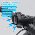Usb Charging Bicycle Horn Super Loud Bells Mountain Bike Electric Mtb Horn 140db