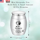 Small Dog Urn For Ashes 1 57 Inches Mini Cremation Urn For Pet Ashes Tiny Pet Pa