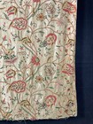 Vintage Artisan Jacobean Crewel Embroidery Floral Decorative Wall Art Panel