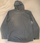 Adidas Men s Xl Gray Pullover Hoodie Sweatshirt Big Logo Fleece Activewear