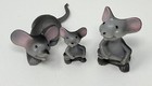 Vintage Lot Mid Century Mod Mice Mouse 6 Hard Plastic   1 Ceramic Hagen Renaker