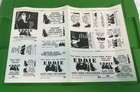Eddie And The Cruisers Movie Mini Ad Sheet Vtg Promo Advertising Poster Clip Art