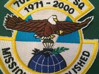 Large Military Patch Usaf Reserve 702d Airlift Sq Als Mission Accomplished Rare