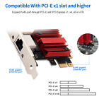 2 5gbps Pci-e Network Adapter Pcie X1 Card Rtl8125 Nic Lan Ethernet Network Card
