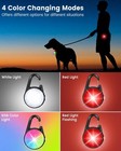 Dog Lights For Night Walking - 2 Pack 4 Modes Dog Collar Light Rechargeable Dog