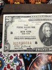 1929  20 New York Ny Federal Reserve Bank Frb Brown National Currency