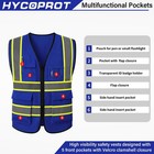 Reflective Safety Vest For Men Women Work Vest High Visibility Construction V   