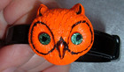 Rare Vintage Celluloid Plastic Halloween Owl Decoration Toy Bracelet Super Cool 