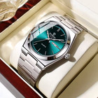 Men s Watch Luxury Brand Waterproof Analog Quartz Calender Stainless Steel Band