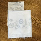 Vogart Hemstitch Edge 2 Pillowcase Tubing Floral Thread Guide 100  Cotton Vtg