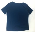 Nike Full Button Softball Jersey Women s M Navy Blue White Av6719 Dri-fit