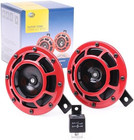 Stark Sound     109 23 37     Red Set 12 V High low Frequency  Super Tone Horn Set B