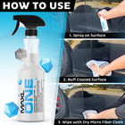 One     Car Spray With Triphene   Technology  Quick Spray   Wipe All Purpose Waterl