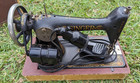 1910 Rf 4-8 Singer Sewing Machine With Pedal   Case Series G Red Eye Stenciled