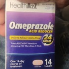 Healtha2z Omeprazole 20mg 24 Hour Delayed-release Acid Reducer 14 Tabs