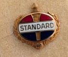 Standard Oil 14k Gold Pin 10 Years Engraved E n  Mallett 1946-2 7 Grams