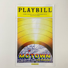 Motown The Musical Playbill   Ticket 2015  Broadway Theatre Musical  Houston Tx