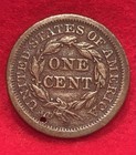 1853 Braided Hair Us Large Cent Copper Coin - Free Shipping