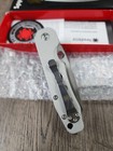 Spyderco Smock Compression Lock Knife Raw Aluminum  3 3  Satin Cru-wear 
