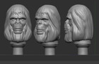 Custom Mego Planet Of The Apes Zaius  Resin Head For 8 Inch Figure  z89 