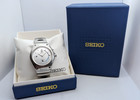 Seiko Kinetic 5m42-0e39 Silver Dial Integrated Bracelet   New Capacitor