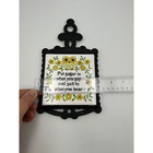 Vintage Kitchen Owl Tile Trivet Sugar In What You Say Cottagecore Grandmacore