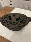 Vintage Cast Iron Rooster Potpourri Warmer Rustic Farmhouse Humidifier