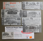 Reproduction Money Parchment - Railroad Paper Money   Set 1   2 - 16 Pieces
