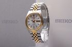 Rare  mint W box  Seiko 5 7009-3110 Silver Dial Analog Day date Mens 18cm Japan