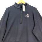 Peter Millar Womens L Black Flora Knit 1 2 Zip Pga Golf Pullover Sweatshirt Nwt