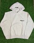Fear Of Gods Essentials Hoodie t-shirt shorts Grey White And Black 4 Sizes Each