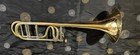 Maass Large Bore Bb Tenor Trombone W gold Brass Bell M547fgb-2 0 In Gig Bag