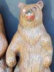 3 Vintage Standing Bear Toy  Plastic  1960 s  Hong Kong  About 5 5  Tall  Toy Rm