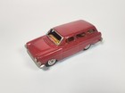 Vintage 1950s 60s Tin Friction Station Wagon Made In Japan Red Litho
