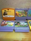Lot Of 8 V Tech V Smile Motion Cartridge Games Scooby Pooh Wall E Dora Elmo Etc