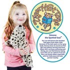 Simona The Spotted Seal   15 Inch Stuffed Animal Plush   By Tigerhart Toys