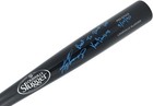 Ken Griffey Jr    Sr Auto Black L Slugger Pro Stock Bat Mariners Back To Back Hr