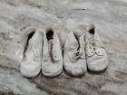 Mrs Days Leather Baby Shoes Vintage 2 And 3  2  Pairs Prop