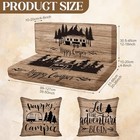 6 Pcs Rv Dinette Cushion Covers Stretch Washable Rv Dinette Cushion Mountain