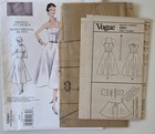Vogue Sewing Pattern 2961 Summer Dress Retro 1953 Size 4 6 8 10 Uncut Easy