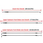 16 -18  Handlebar Brake Clutch Cable Kit For Harley 2014-2016 Touring Flht W abs