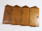 Refinished Antique Solid Oak 1889 Accessory Puzzle Box   singer Sewing Machine