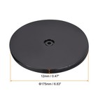 7  Rotating Swivel Stand With Steel Ball Lazy Susan Base Turntable Black