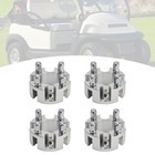 2  Wheel Spacers Kit Cable Golf Carts Lug Nuts Silver For Yamaha Club Car Ezgo